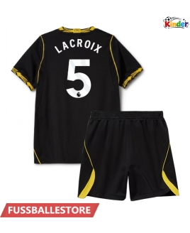 Günstige Chelsea Maxence Lacroix #5 Auswärts Trikotsatzt Kinder 2026-27 Kurzarm (+ Kurze Hosen)